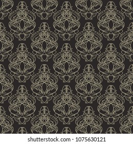 Abstract bright line ornament pattern vector illustration  from doodle can be used for wallpaper, web page background or surface textures 