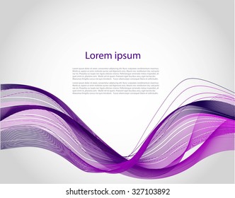 Abstract bright lines on gray background