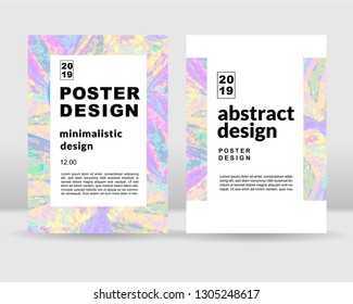 Abstract bright marble like poster design tempates. They can be used in print and web design as a backgrounds and covers