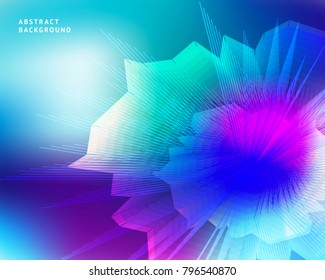 Abstract bright modern background of gradients forms and lines, for the design of the site, booklet, brochure, banner, poster, leaflet, business card, textile.