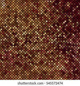 Abstract bright mosaic pattern of squares with rounded corners