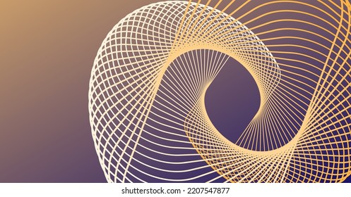 Abstract bright multicolor fractal elements on gradient background. Vector abstract Illustration for web, posters, banners, presentation.