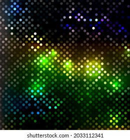 Abstract bright multicolored dotted wallpaper background. Vector illustration