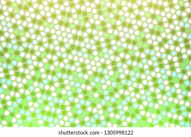 Abstract bright neon background. Technology hexagon illustration.