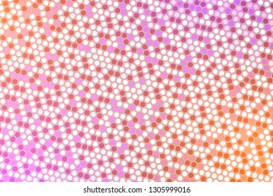 Abstract bright neon background. Technology hexagon illustration.