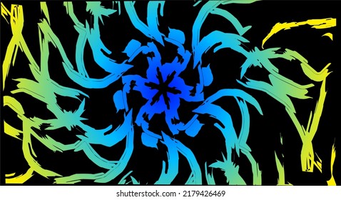 abstract in bright neon colors with batik Teenage graffiti style wallpaper. Urban repetitive background for textile, wrapping paper, backdrop, poster, banner