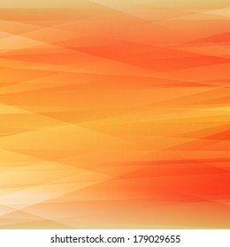 Abstract bright orange background. Colorful vector illustration