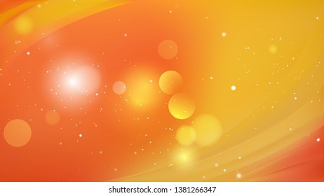 Abstract Bright Orange Background Design