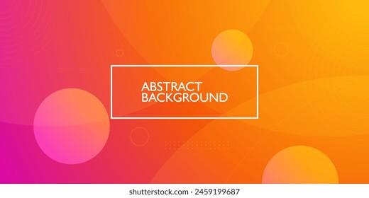 Abstract bright orange background with simple pattern. Colorful orange design. Cool and modern with geometric concept. Eps10 vector