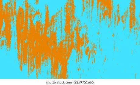 Abstract Bright Orange Blue Grunge Texture Background Design