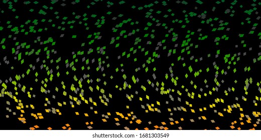 Abstract bright pattern background with elegant illustration on black background, vector EPS10.