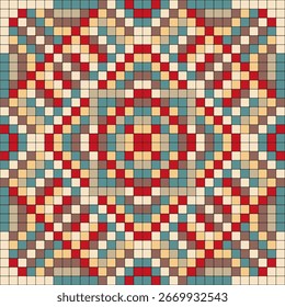 Abstract bright pattern geometric multicolor print pattern wallpapaer mosaic 