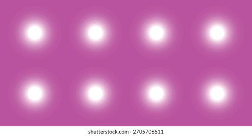 Abstrato rosa brilhante brilhando luzes circulares no design de fúcsia