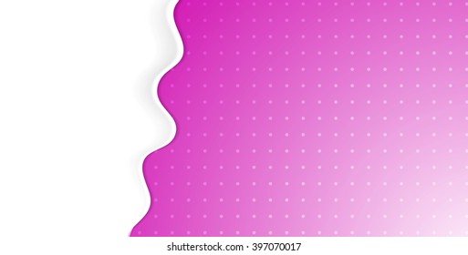 Abstract bright pink wavy background. Vector illustration design