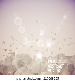 Abstract bright polygonal modern background. Vector illustration design concept