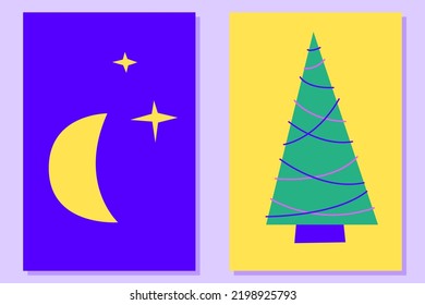 Abstract Bright Positive Poster Bunner Card Gift Paper Print Colorful Funny Template