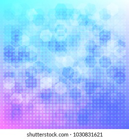 Abstract bright poster design. Cool flyer with bright gradient. Wave, overflow and blend on modern cover, leaflet or banner. Vector illustration.
