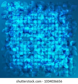 Abstract bright poster design. Cool flyer with bright gradient. Wave, overflow and blend on modern cover, leaflet or banner. Vector illustration.