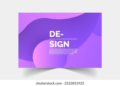 Abstract bright purple background templates design