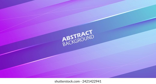 Abstract bright purple and blue gradient overlap background template vector with square papercut pattern. Purple background with shadow and lights design. Eps10 vector