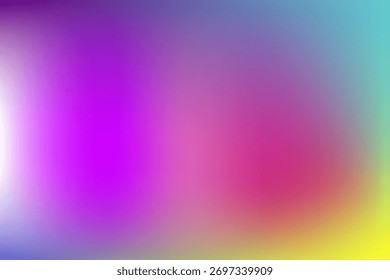 Fundo de gradiente rosa e roxo brilhante abstrato com mistura suave de cores neon.