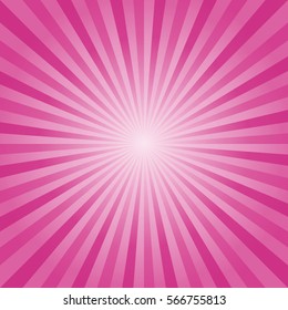 Abstract bright Purple Pink rays background. Vector. EPS. 10
