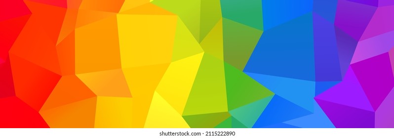 Abstract bright rainbow background. Trendy geometric modern pattern