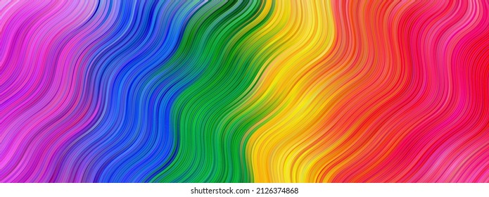 Abstract bright rainbow background. Trendy geometric modern pattern