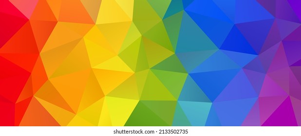 Abstract bright rainbow background. Trendy geometric modern pattern