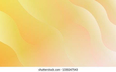 Abstract and bright realistic background with stylish smooth gradient colors. Flow wave shapes composition. Vector design layout for banners presentations, flyers, posters and invitations. Gradient.