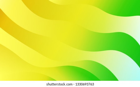 Abstract and bright realistic background with stylish smooth gradient colors. Flow wave shapes composition. Background for Wallpaper, Web Design, Brochure, Visit Card. Vector wave pattern.
