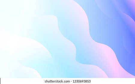 Abstract and bright realistic background with stylish smooth gradient colors. Flow wave shapes composition. Vector design layout for banners presentations, flyers, posters and invitations. Gradient.