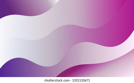 Abstract and bright realistic background with stylish smooth gradient colors. Flow wave shapes composition. Vector design layout for banners presentations, flyers, posters and invitations. Gradient.