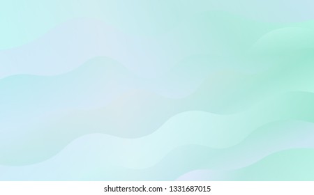 Abstract and bright realistic background with stylish smooth gradient colors. Flow wave shapes composition. Vector design layout for banners presentations, flyers, posters and invitations. Gradient.