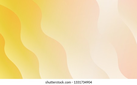 Abstract and bright realistic background with stylish smooth gradient colors. Flow wave shapes composition. Vector design layout for banners presentations, flyers, posters and invitations. Gradient.