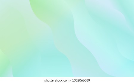 Abstract and bright realistic background with stylish smooth gradient colors. Flow wave shapes composition. Vector design layout for banners presentations, flyers, posters and invitations. Gradient.