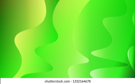 Abstract and bright realistic background with stylish smooth gradient colors. Flow wave shapes composition. Background for Wallpaper, Web Design, Brochure, Visit Card. Vector wave pattern.