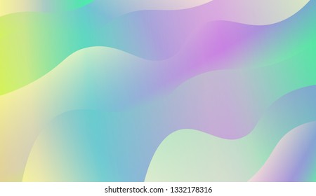 Abstract and bright realistic background with stylish smooth gradient colors. Flow wave shapes composition. Vector design layout for banners presentations, flyers, posters and invitations. Gradient.