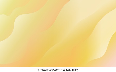 Abstract and bright realistic background with stylish smooth gradient colors. Flow wave shapes composition. Vector design layout for banners presentations, flyers, posters and invitations. Gradient.