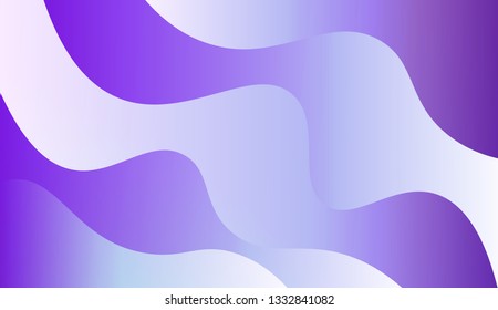 Abstract and bright realistic background with stylish smooth gradient colors. Flow wave shapes composition. Vector design layout for banners presentations, flyers, posters and invitations. Gradient.