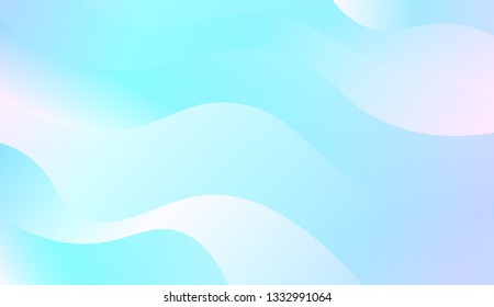 Abstract and bright realistic background with stylish smooth gradient colors. Flow wave shapes composition. Vector design layout for banners presentations, flyers, posters and invitations. Gradient.