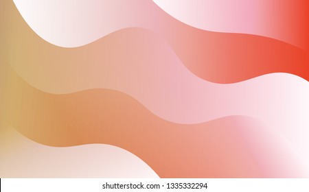 Abstract and bright realistic background with stylish smooth gradient colors. Flow wave shapes composition. Vector design layout for banners presentations, flyers, posters and invitations. Gradient.