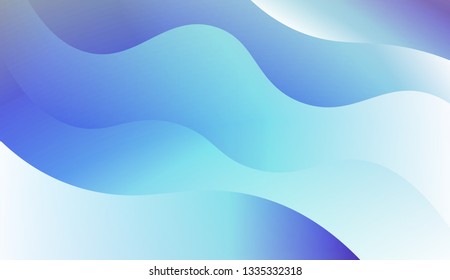 Abstract and bright realistic background with stylish smooth gradient colors. Flow wave shapes composition. Vector design layout for banners presentations, flyers, posters and invitations. Gradient.