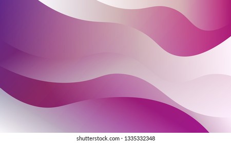 Abstract and bright realistic background with stylish smooth gradient colors. Flow wave shapes composition. Vector design layout for banners presentations, flyers, posters and invitations. Gradient.