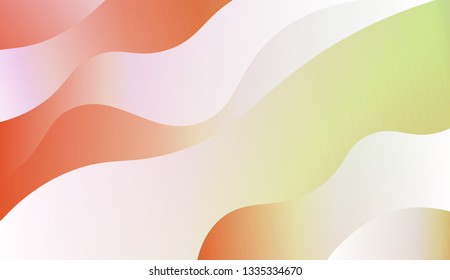 Abstract and bright realistic background with stylish smooth gradient colors. Flow wave shapes composition. Vector design layout for banners presentations, flyers, posters and invitations. Gradient.