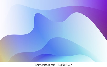 Abstract and bright realistic background with stylish smooth gradient colors. Flow wave shapes composition. Vector design layout for banners presentations, flyers, posters and invitations. Gradient.