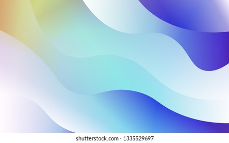 Abstract and bright realistic background with stylish smooth gradient colors. Flow wave shapes composition. Vector design layout for banners presentations, flyers, posters and invitations. Gradient.
