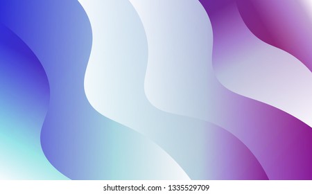 Abstract and bright realistic background with stylish smooth gradient colors. Flow wave shapes composition. Vector design layout for banners presentations, flyers, posters and invitations. Gradient.