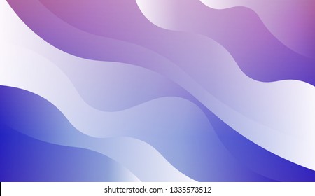 Abstract and bright realistic background with stylish smooth gradient colors. Flow wave shapes composition. Vector design layout for banners presentations, flyers, posters and invitations. Gradient.