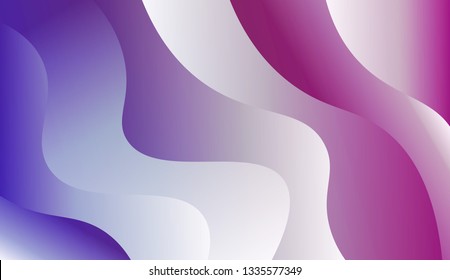 Abstract and bright realistic background with stylish smooth gradient colors. Flow wave shapes composition. Vector design layout for banners presentations, flyers, posters and invitations. Gradient.